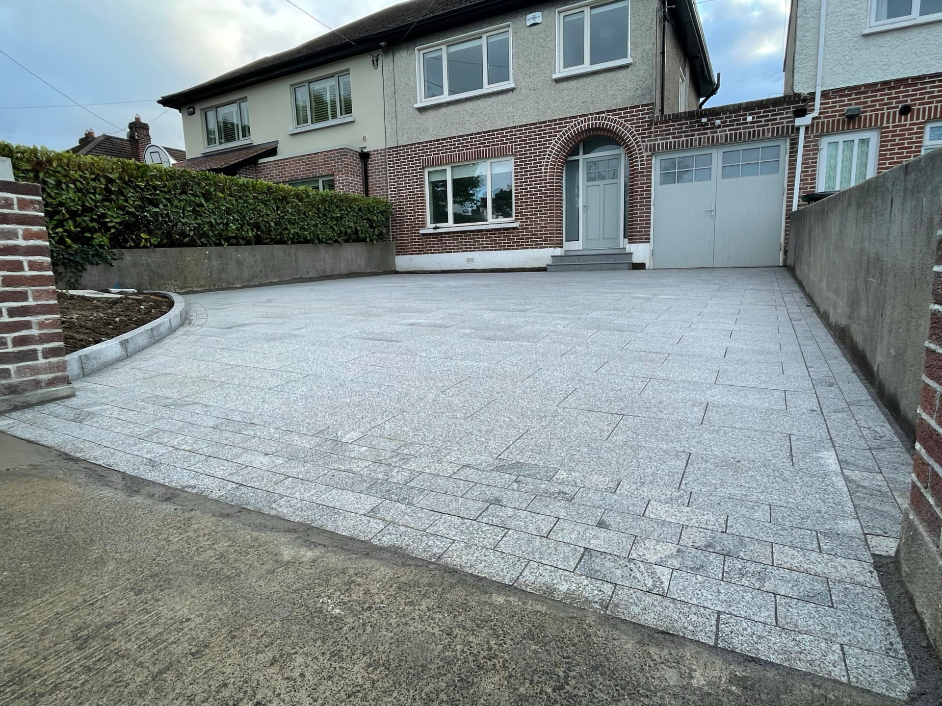 Granite driveway rebuild · Peterborough